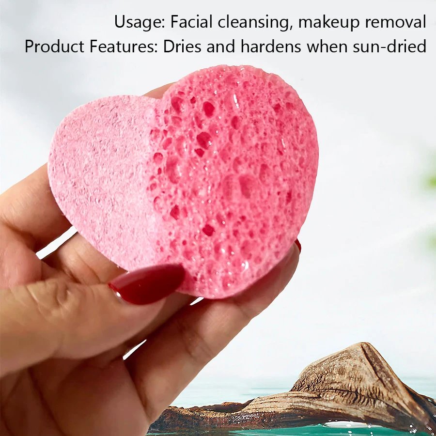 5Pcs Cellulose Face Sponges Co - Beauty Makeup Store ulasan dan harga