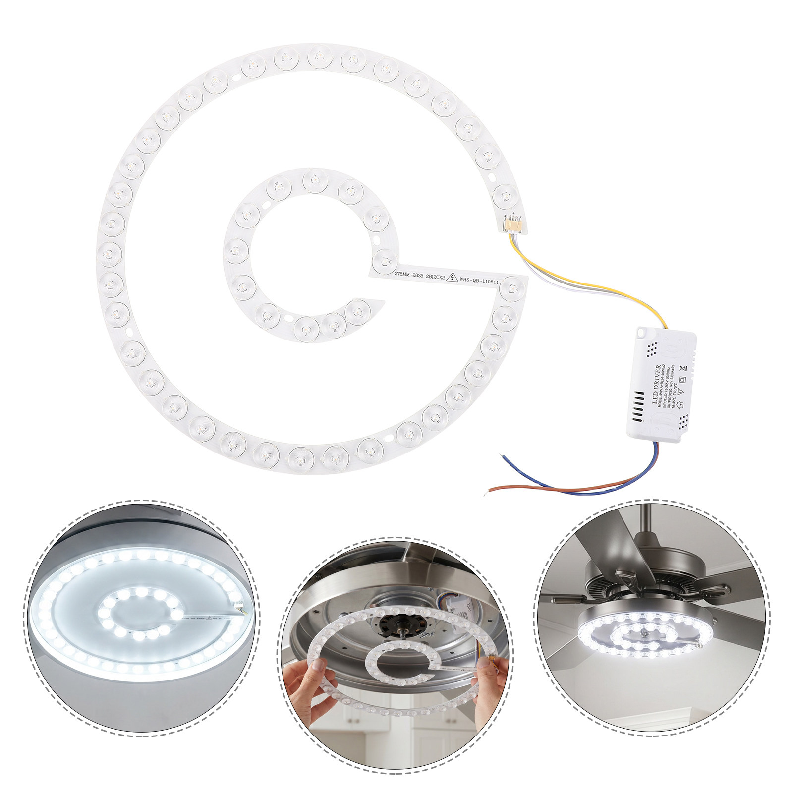 LED Ceiling Fan Light Retrofit - Led Ring Light ulasan dan harga
