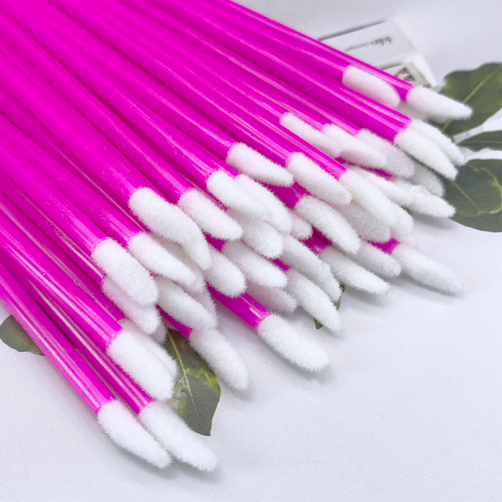 100Pcs Disposable Lip Brush Ey - Beauty Makeup Lipstick ulasan dan harga