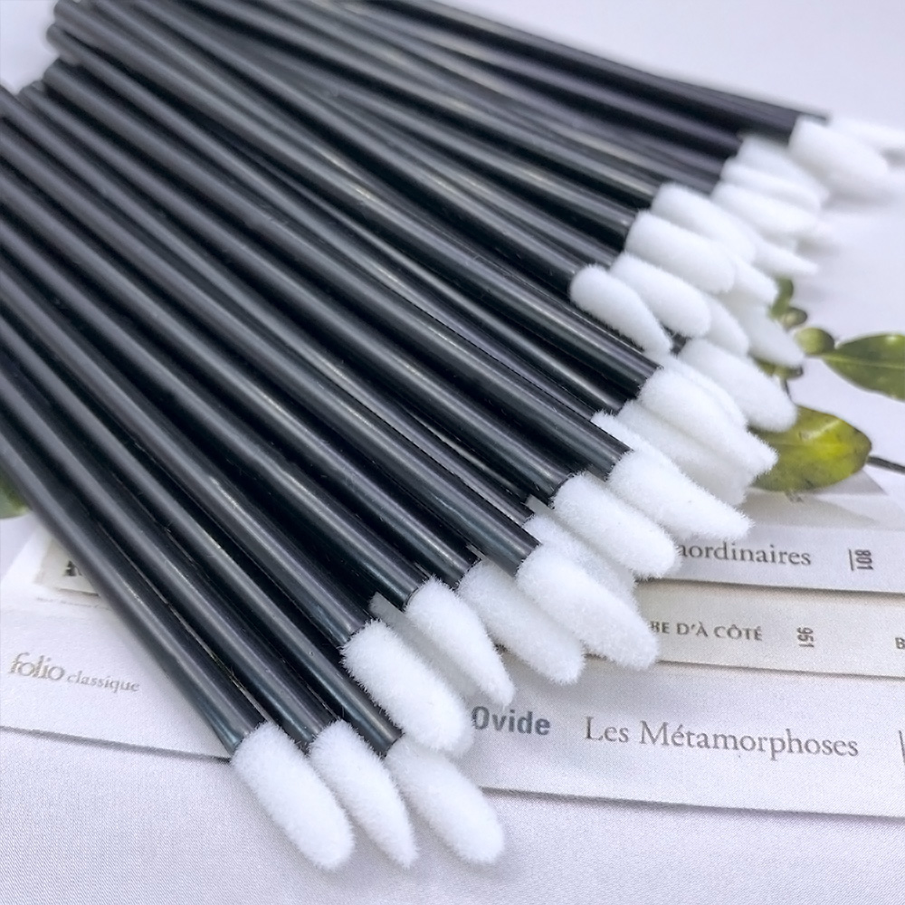 100Pcs Disposable Lip Brush Ey - Beauty Makeup Lipstick ulasan dan harga