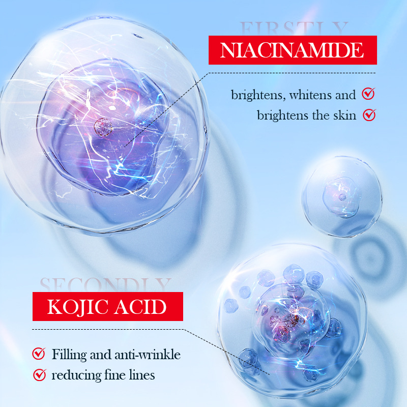 10pcs SADOER Kojic Acid Facial - Sheet Face Mask Pack ulasan dan harga