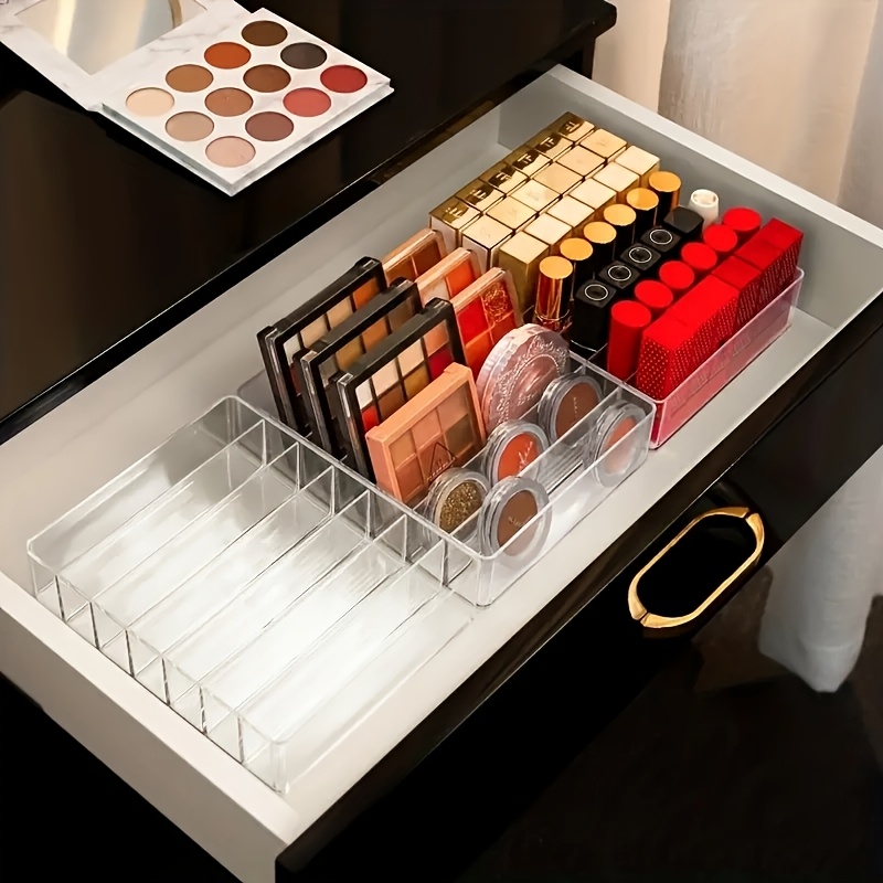 1pc 7-Compartment Clear Plasti - Beauty Makeup Lipstick ulasan dan harga