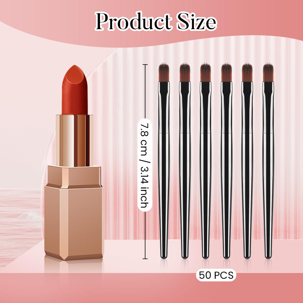 50/100pcs Disposable Lip Brush - Beauty Makeup Store ulasan dan harga