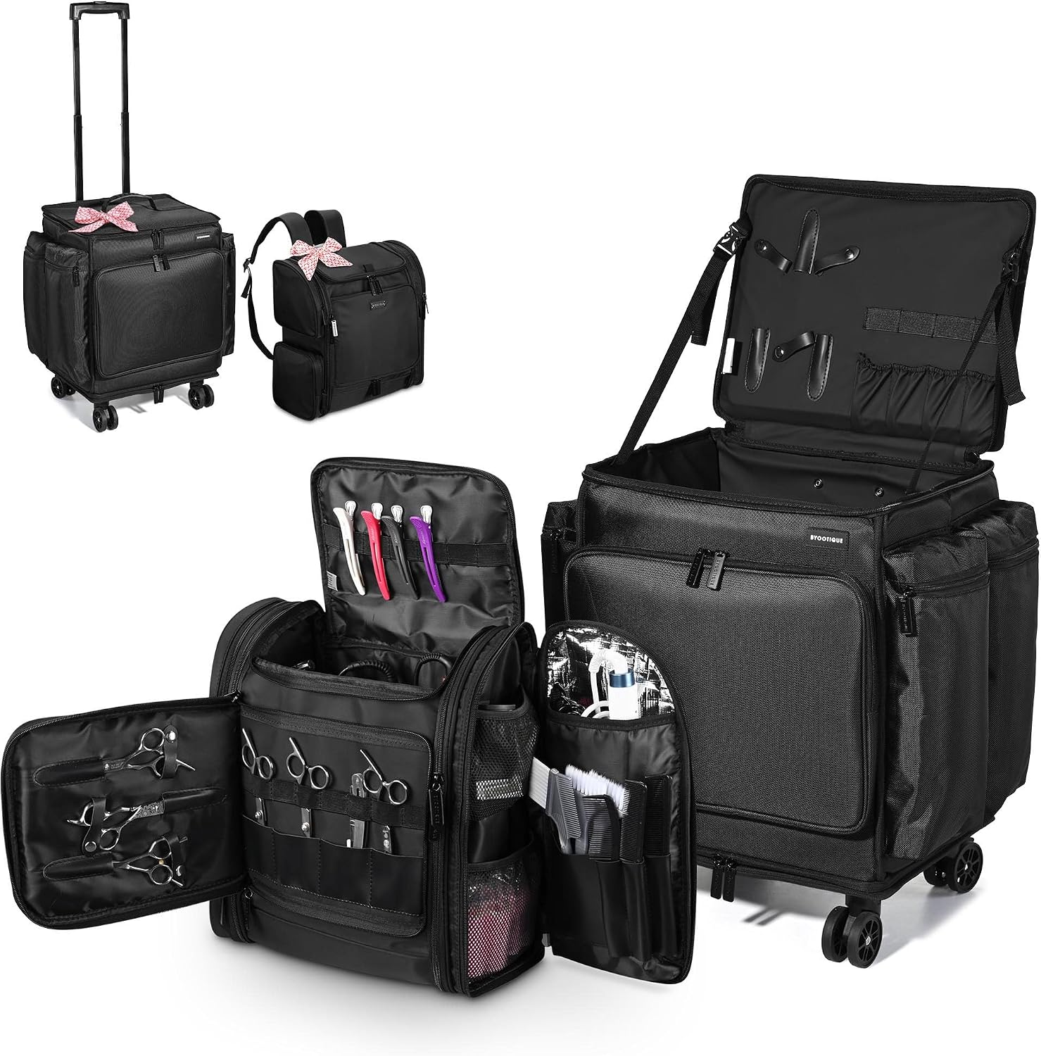 Soft Sided Rolling Makeup Trai - Hair Straightener ulasan dan harga