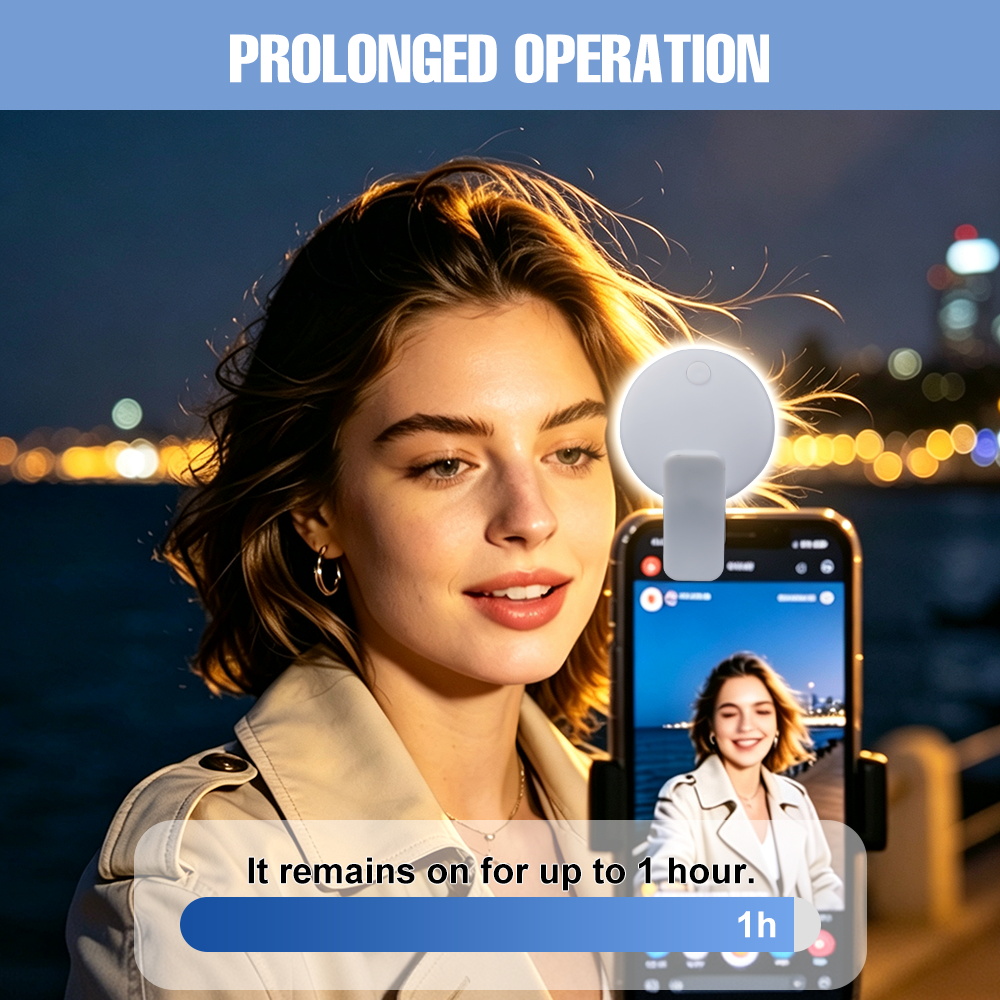 Portable Clip‑on Selfie Ring L - Led Ring Light ulasan dan harga