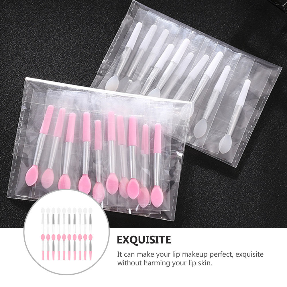20Pcs Silicone Lip Brush Soft  - Beauty Makeup Salon ulasan dan harga