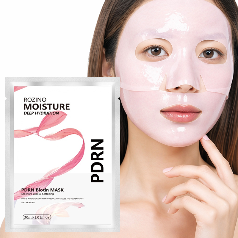 Rozino Pdrn Biotin Hydrating a - Sheet Face Mask Pack ulasan dan harga