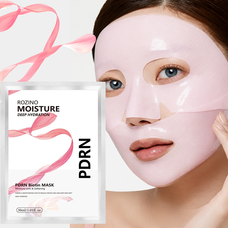 Rozino Pdrn Biotin Hydrating a - Sheet Face Mask Pack ulasan dan harga