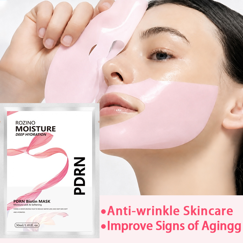 Rozino Pdrn Biotin Hydrating a - Sheet Face Mask Pack ulasan dan harga