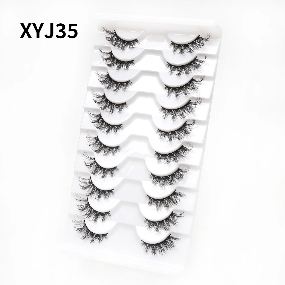 New 10 Pairs half Natural Fals - Beauty Full Makeup ulasan dan harga
