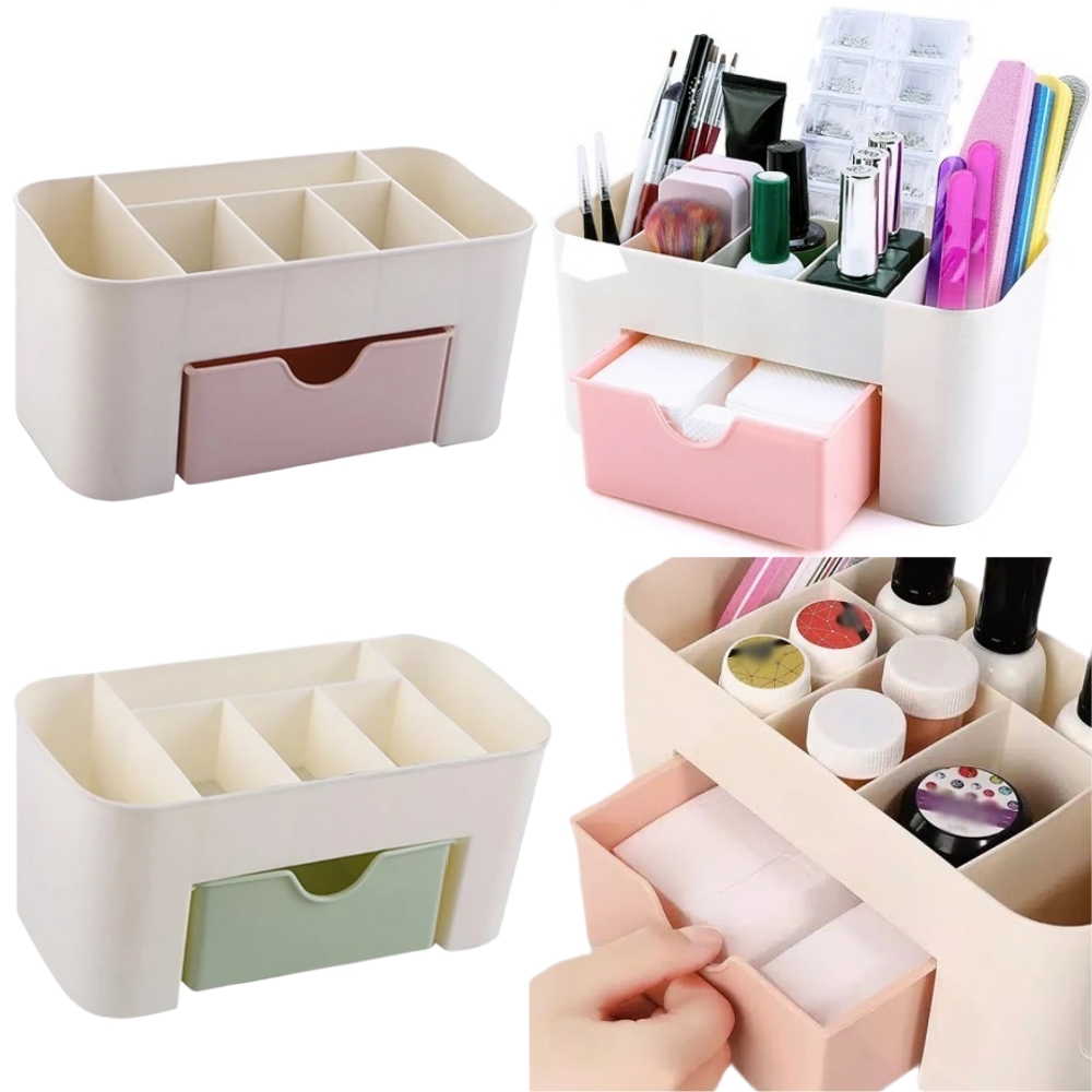 Nail Art Organizer Desktop Dra - Beauty Makeup Salon ulasan dan harga