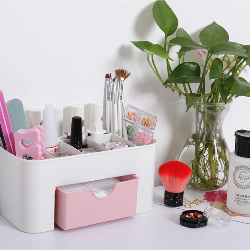 Nail Art Organizer Desktop Dra - Beauty Makeup Salon ulasan dan harga