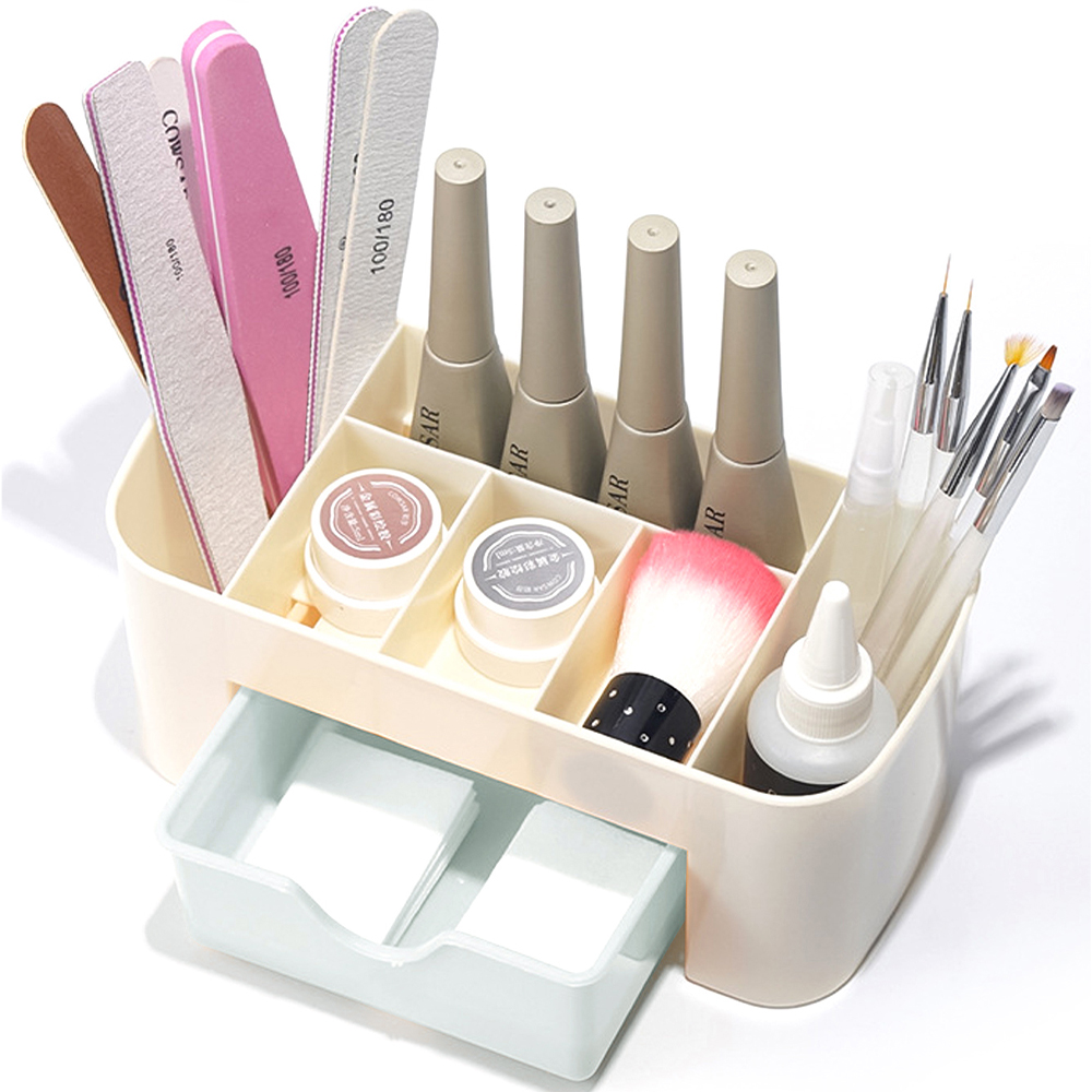 Nail Art Organizer Desktop Dra - Beauty Makeup Salon ulasan dan harga